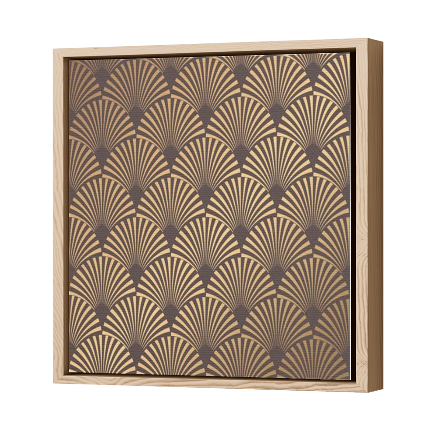 Thumbnail for Canvas - Wood Grain Floating Frame