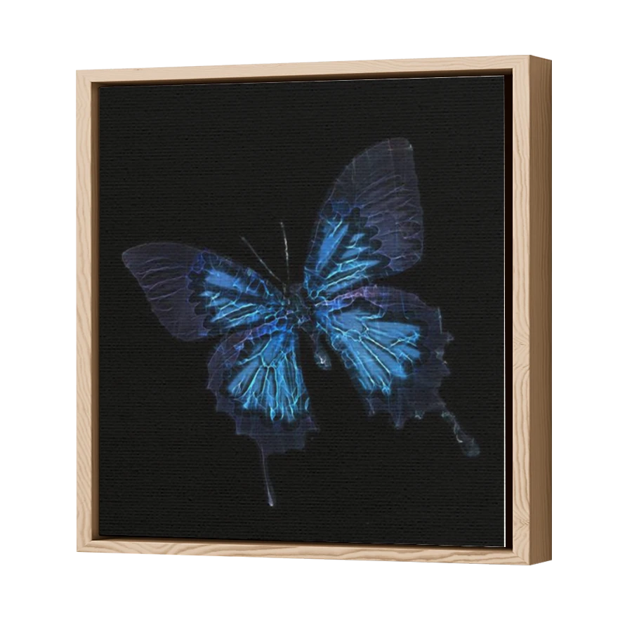 Thumbnail for Canvas - Wood Grain Floating Frame