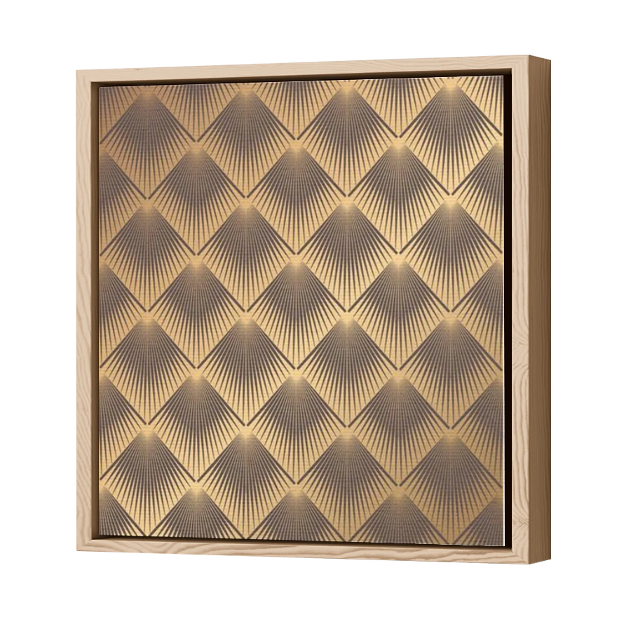 Thumbnail for Canvas - Wood Grain Floating Frame