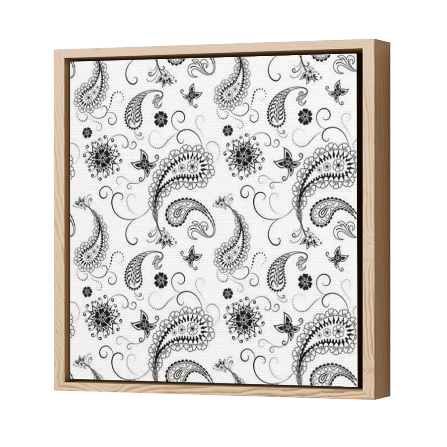 Thumbnail for Canvas - Wood Grain Floating Frame