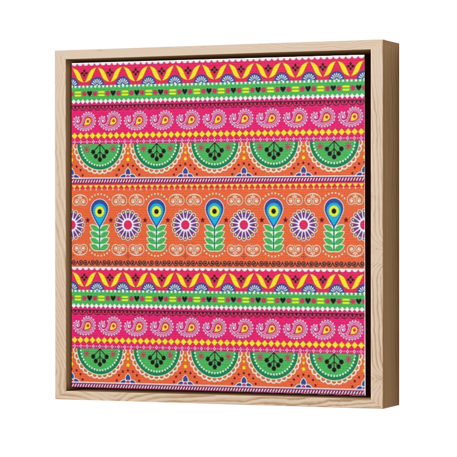 Thumbnail for Canvas - Wood Grain Floating Frame