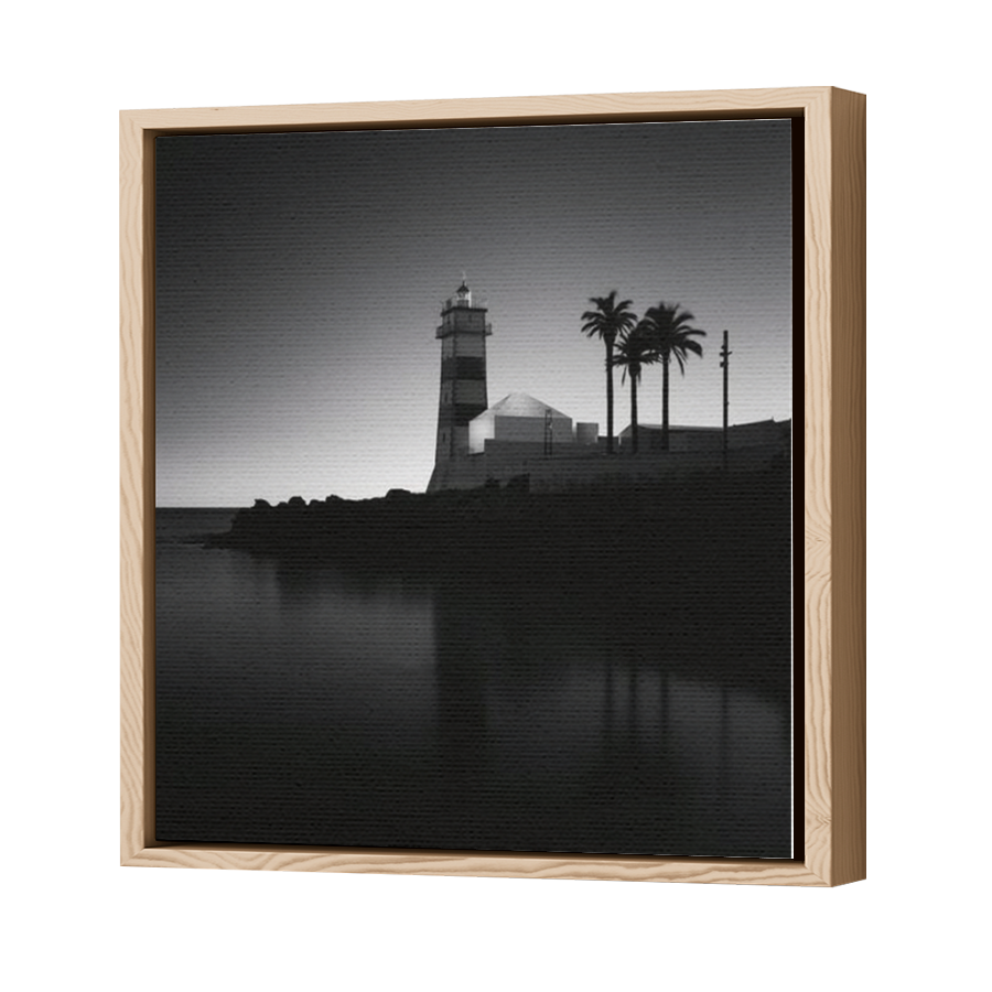Thumbnail for Canvas - Wood Grain Floating Frame