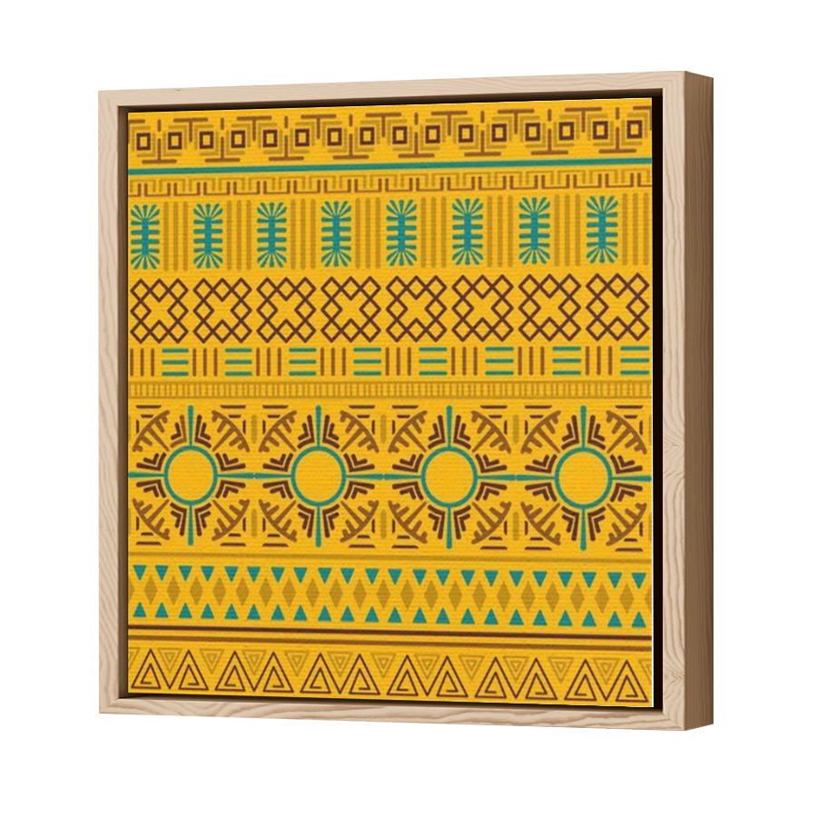 Thumbnail for Canvas - Wood Grain Floating Frame