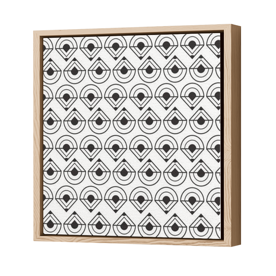 Thumbnail for Canvas - Wood Grain Floating Frame
