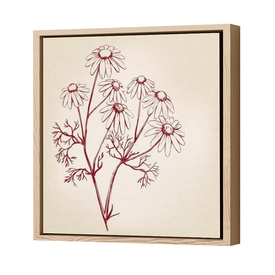 Thumbnail for Canvas - Wood Grain Floating Frame