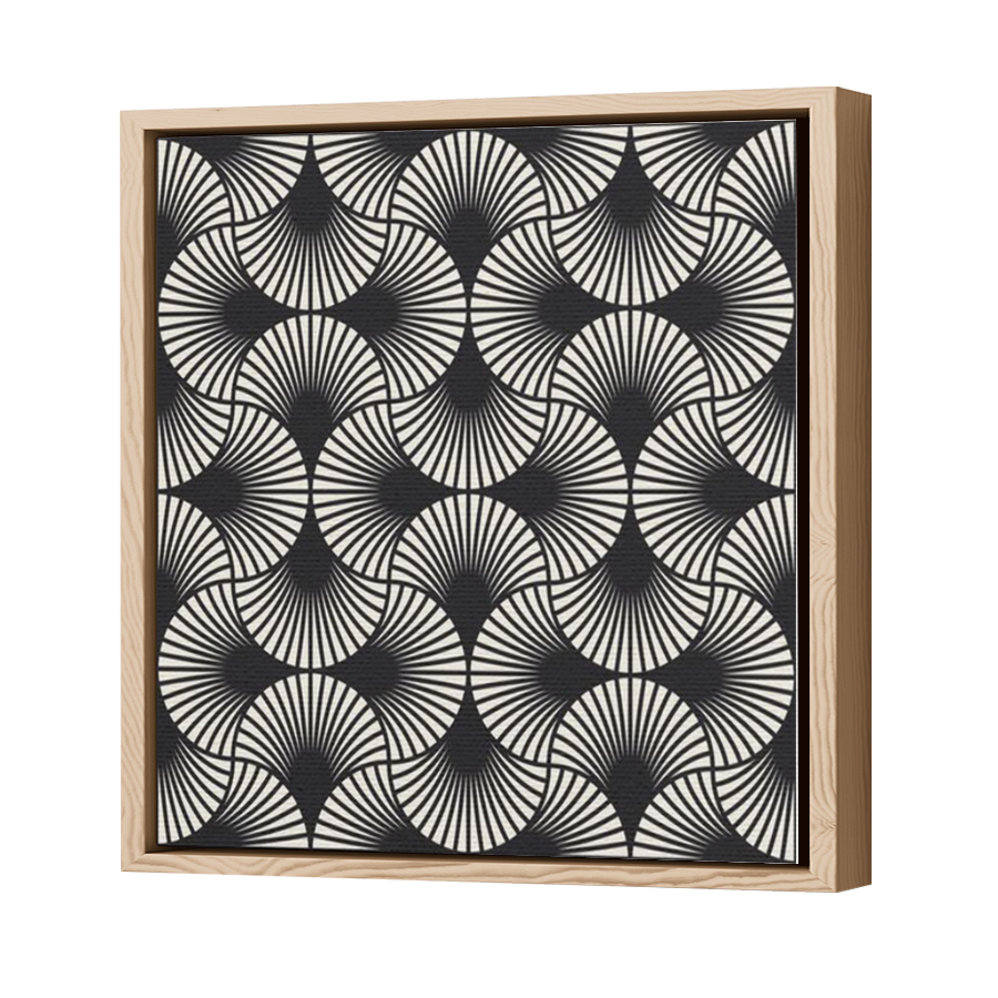 Thumbnail for Canvas - Wood Grain Floating Frame