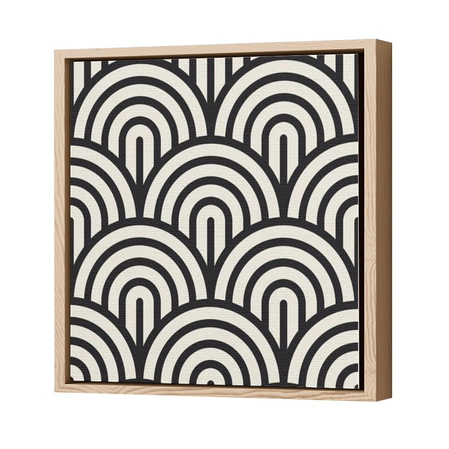 Thumbnail for Canvas - Wood Grain Floating Frame