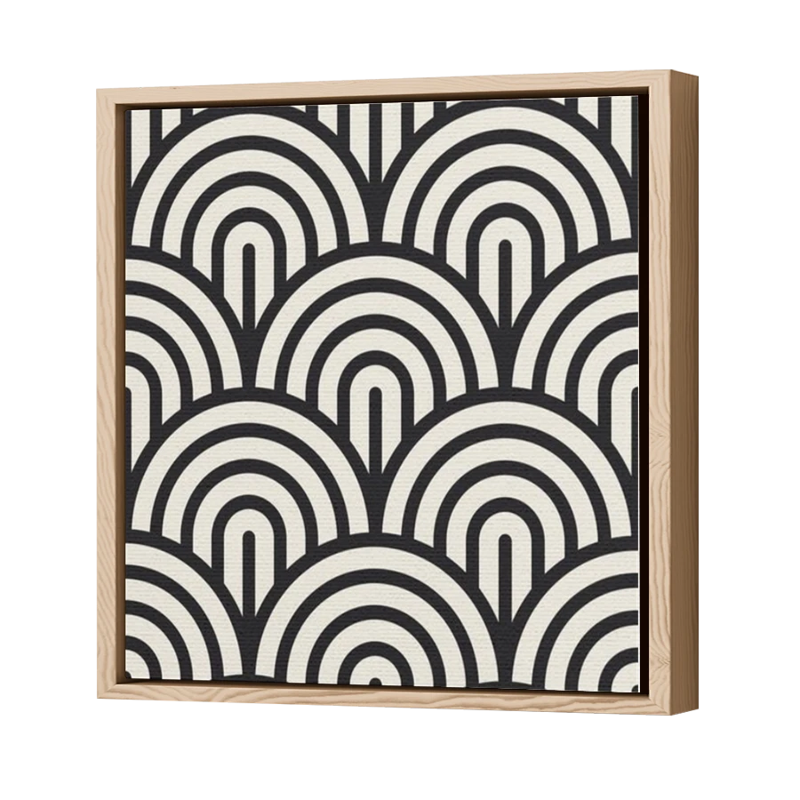 Thumbnail for Canvas - Wood Grain Floating Frame