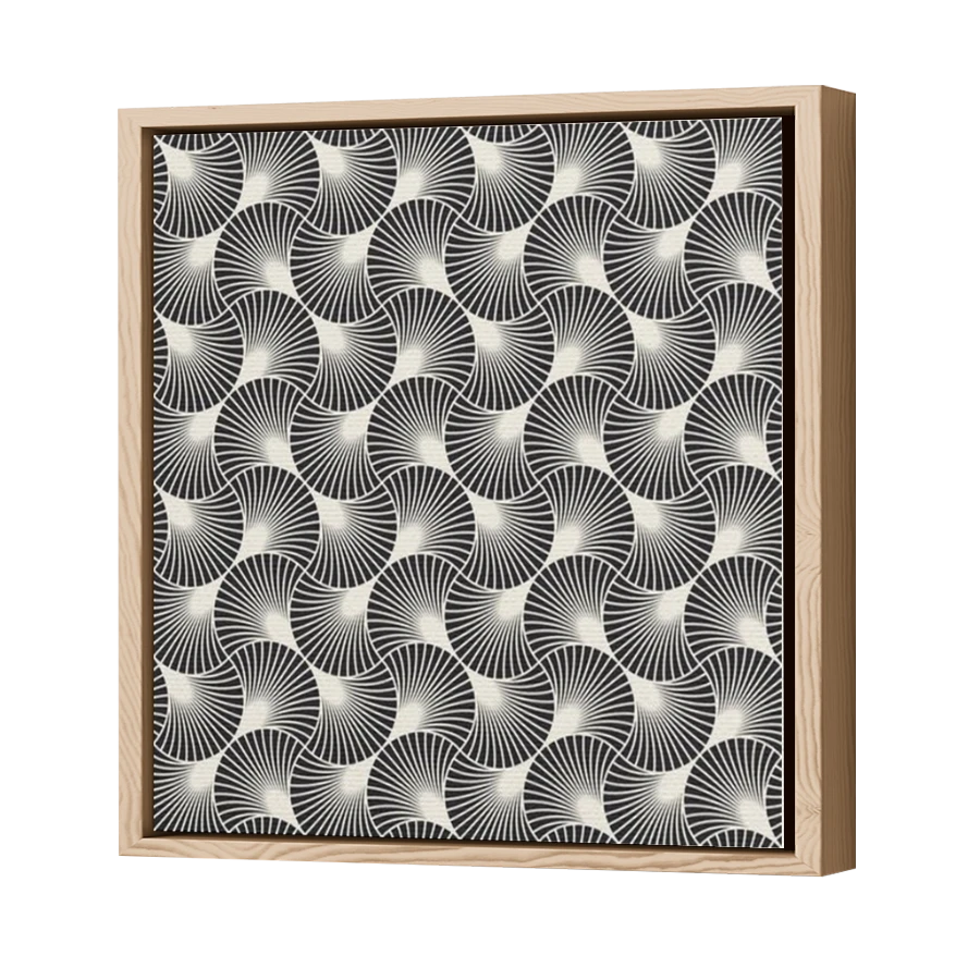 Thumbnail for Canvas - Wood Grain Floating Frame