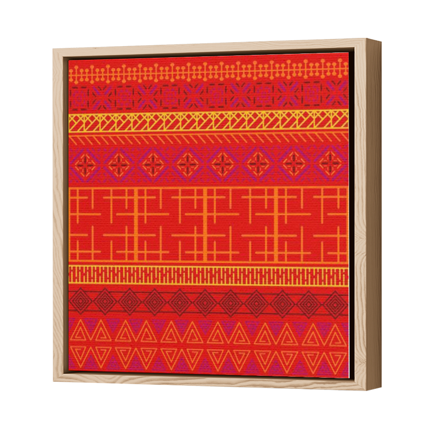 Thumbnail for Canvas - Wood Grain Floating Frame