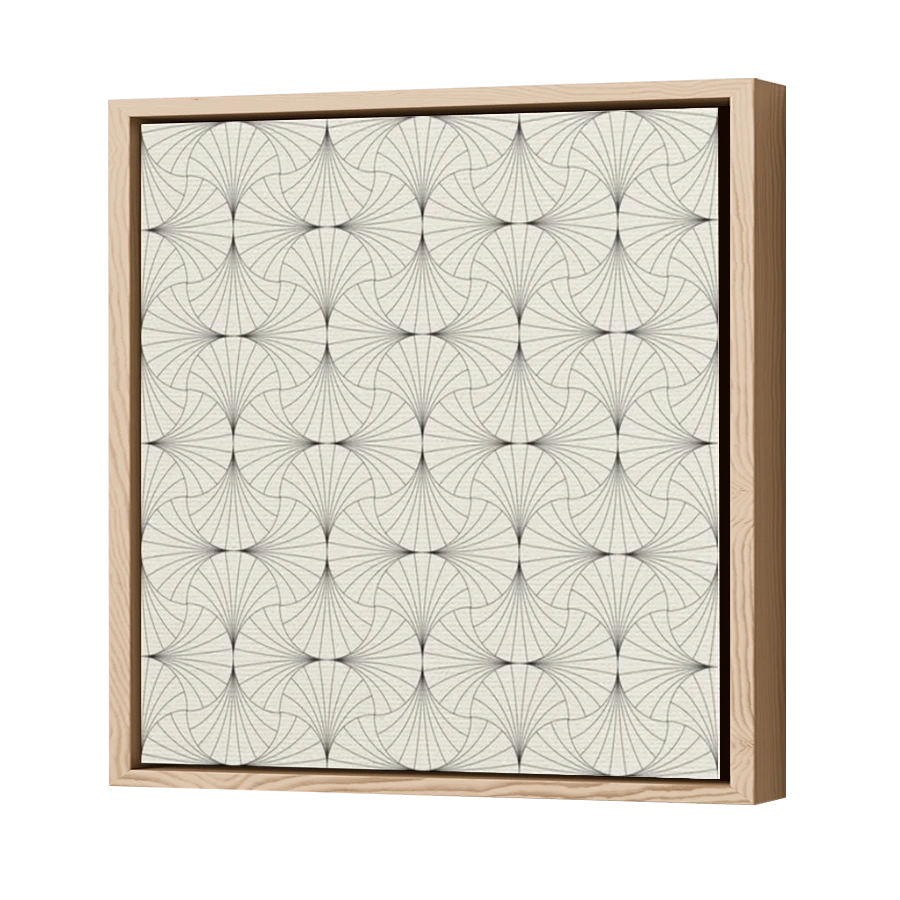 Thumbnail for Canvas - Wood Grain Floating Frame