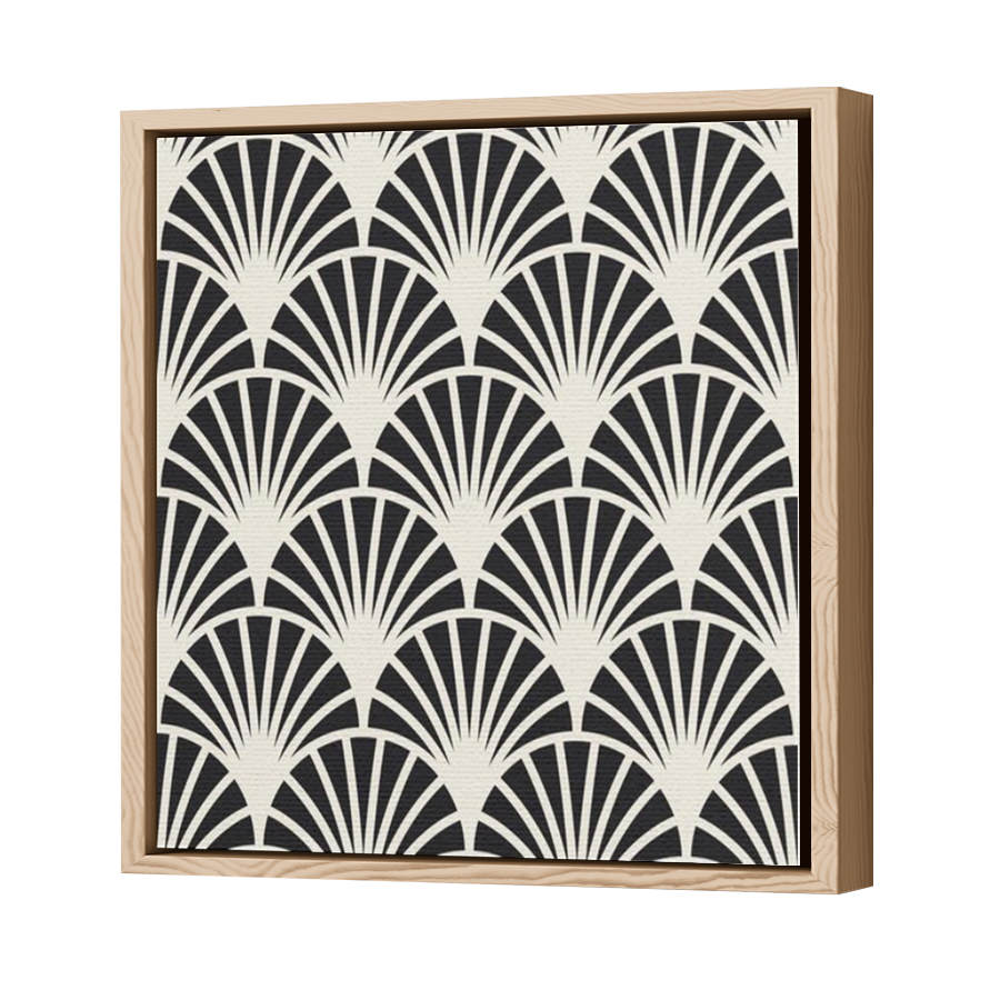 Thumbnail for Canvas - Wood Grain Floating Frame