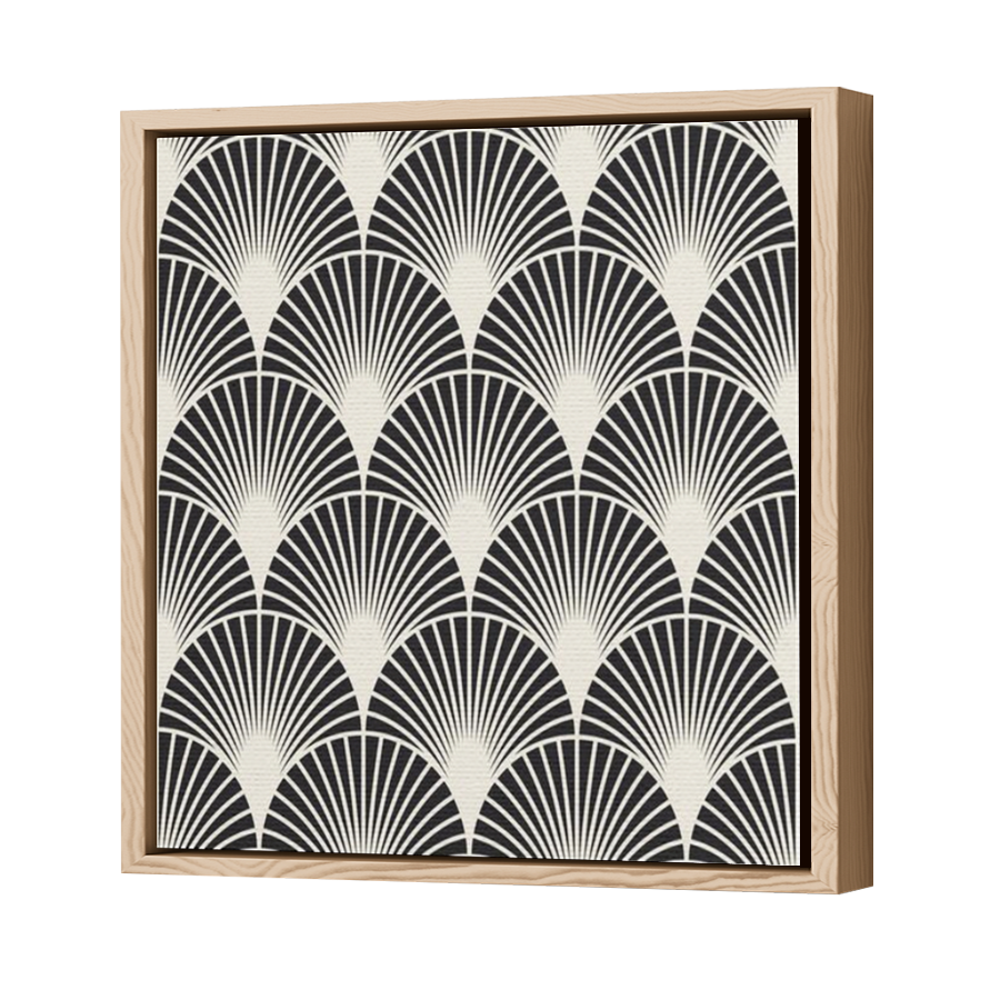 Thumbnail for Canvas - Wood Grain Floating Frame