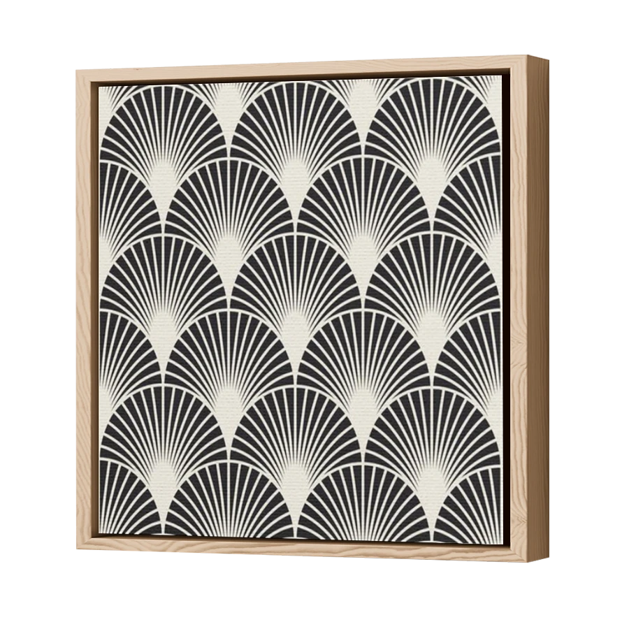 Thumbnail for Canvas - Wood Grain Floating Frame