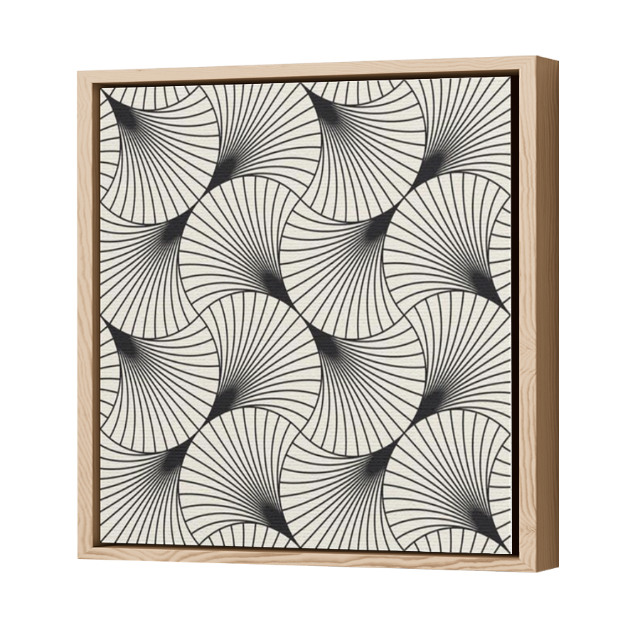 Thumbnail for Canvas - Wood Grain Floating Frame