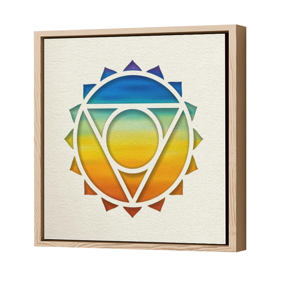 Thumbnail for Canvas - Wood Grain Floating Frame