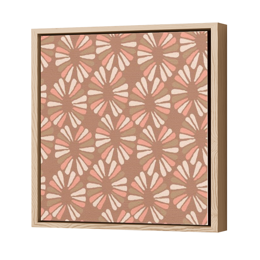 Thumbnail for Canvas - Wood Grain Floating Frame