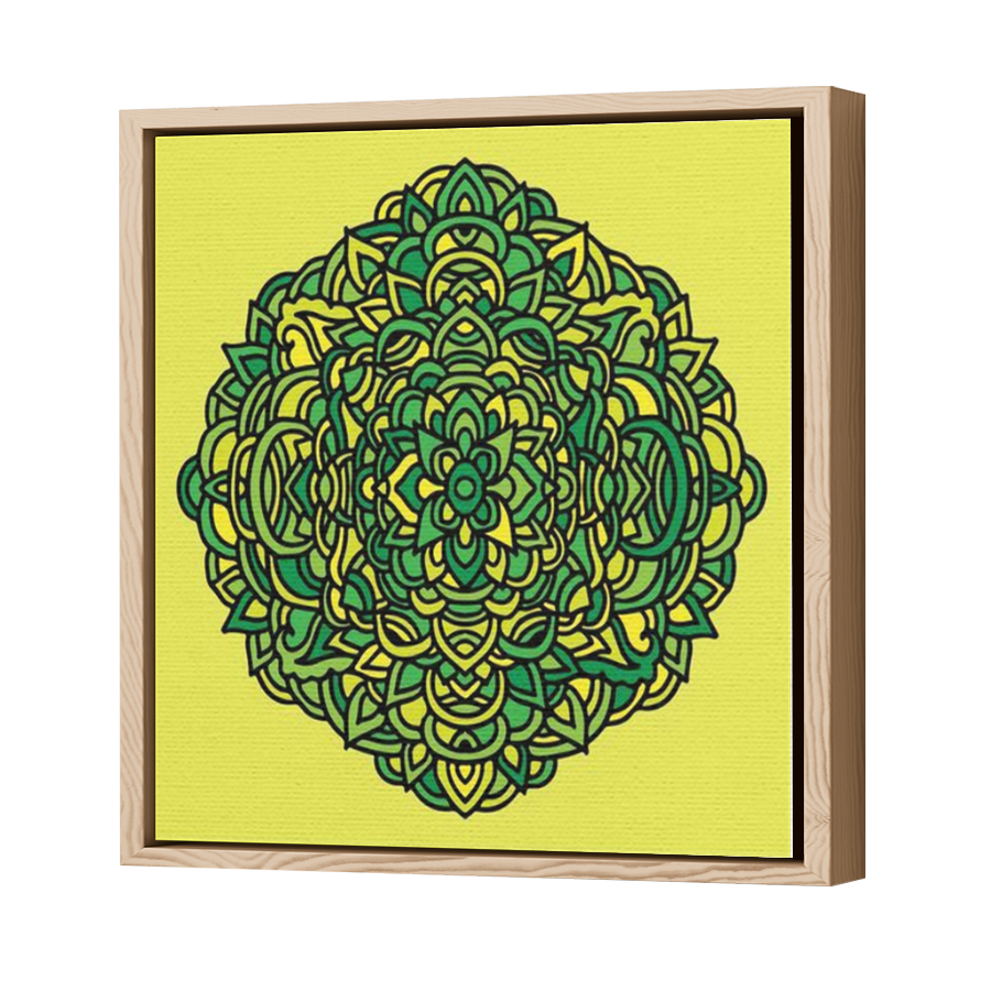 Thumbnail for Canvas - Wood Grain Floating Frame