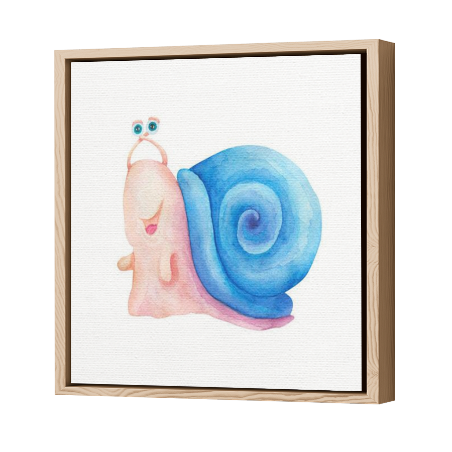 Thumbnail for Canvas - Wood Grain Floating Frame