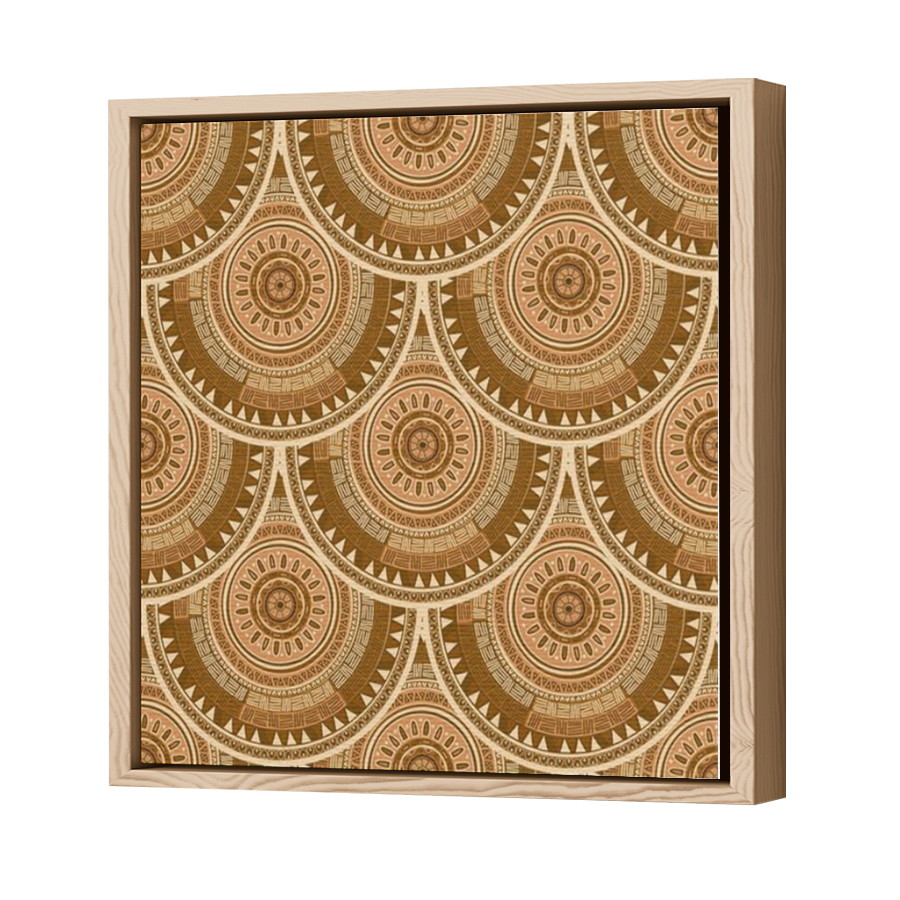 Thumbnail for Canvas - Wood Grain Floating Frame