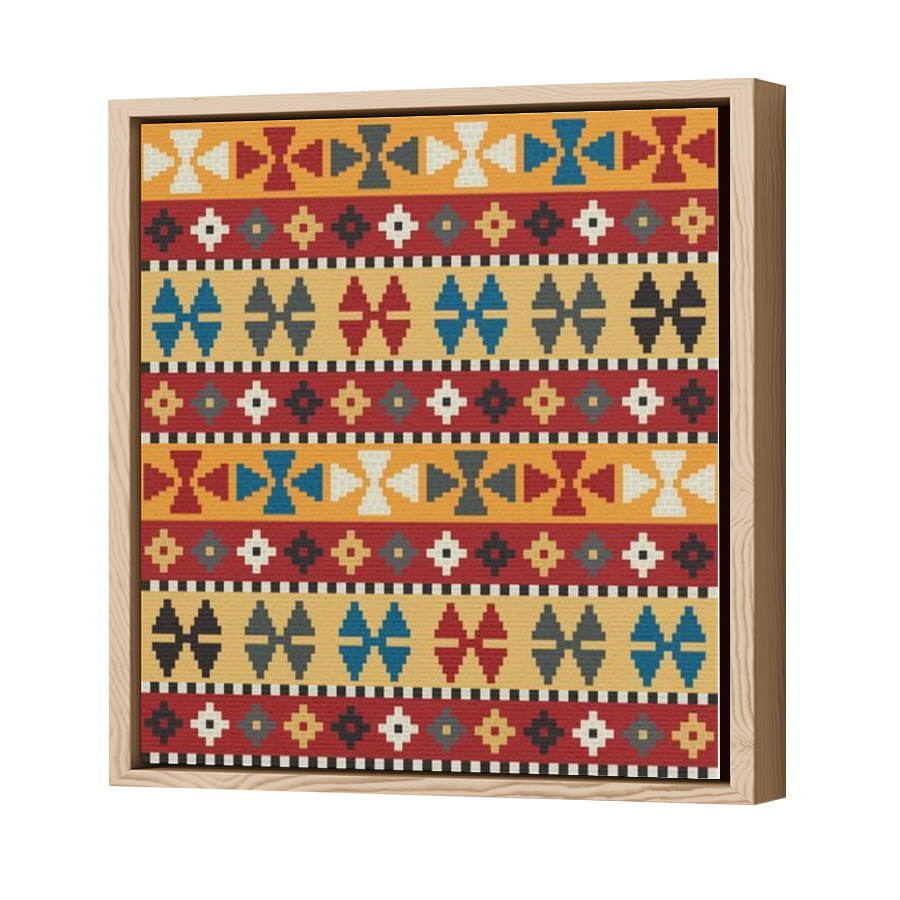 Thumbnail for Canvas - Wood Grain Floating Frame