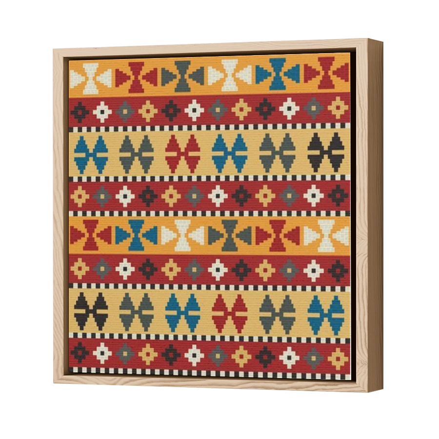 Thumbnail for Canvas - Wood Grain Floating Frame
