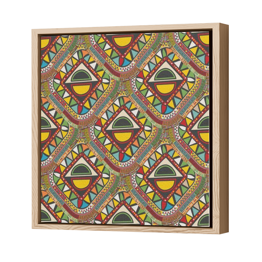 Thumbnail for Canvas - Wood Grain Floating Frame