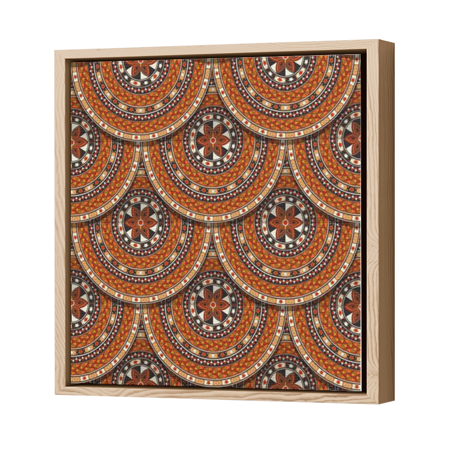 Thumbnail for Canvas - Wood Grain Floating Frame