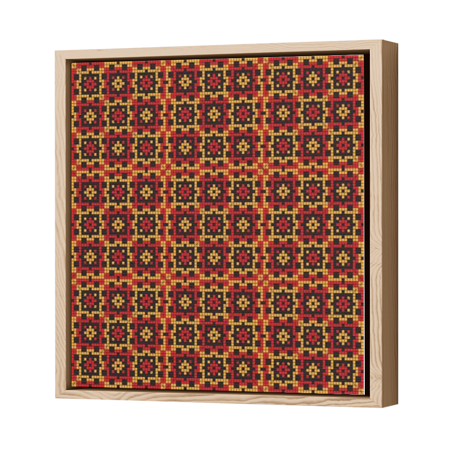 Thumbnail for Canvas - Wood Grain Floating Frame