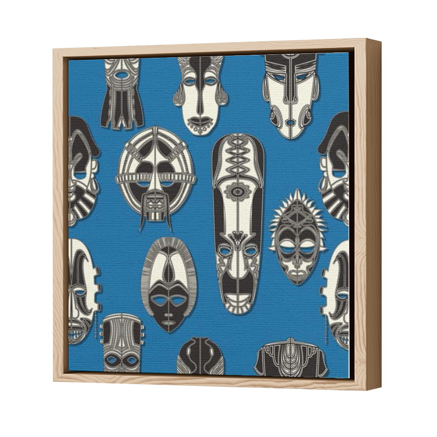 Thumbnail for Canvas - Wood Grain Floating Frame