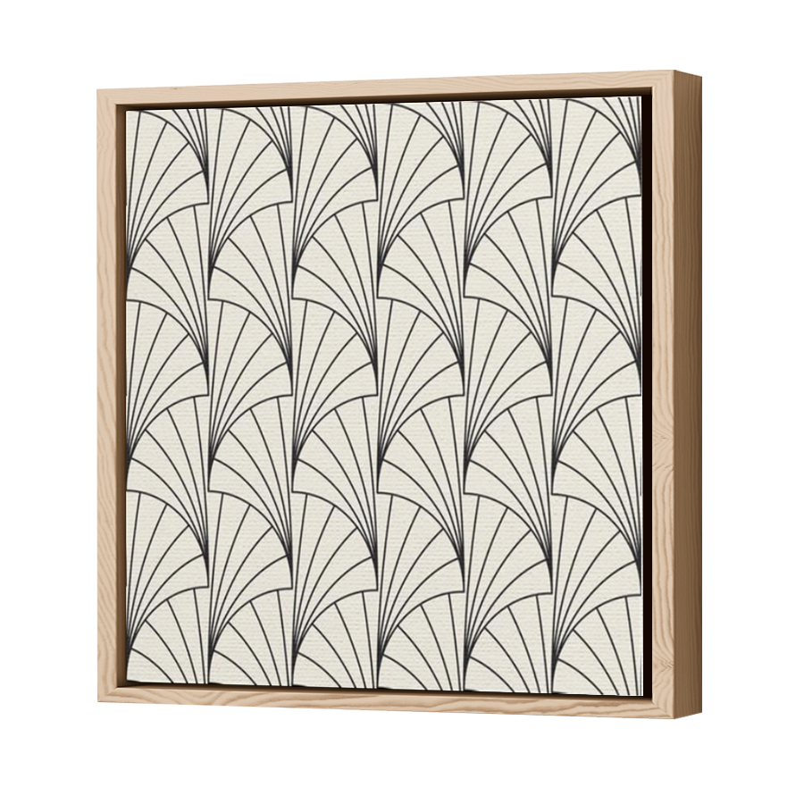 Thumbnail for Canvas - Wood Grain Floating Frame