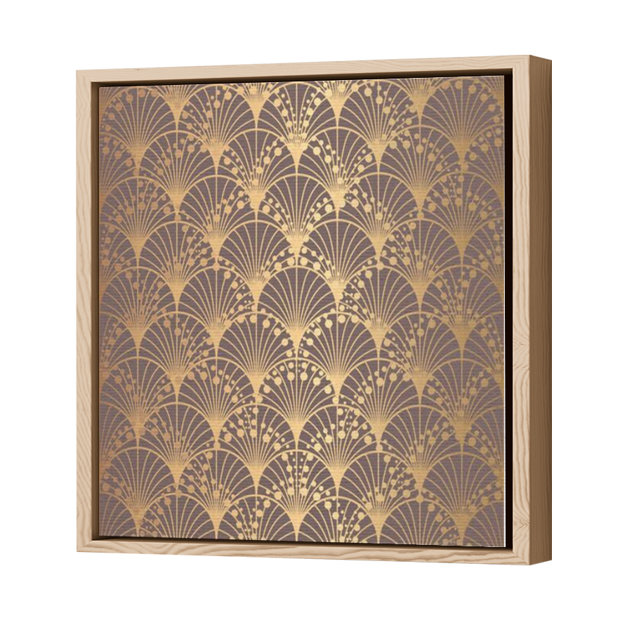 Thumbnail for Canvas - Wood Grain Floating Frame