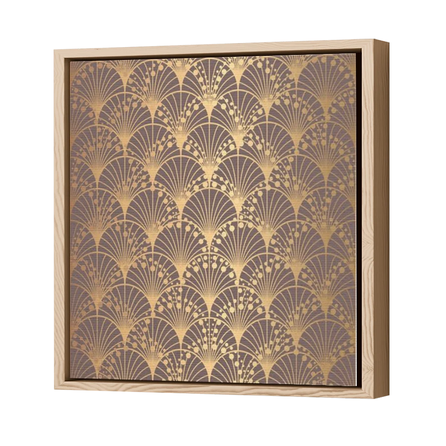 Thumbnail for Canvas - Wood Grain Floating Frame