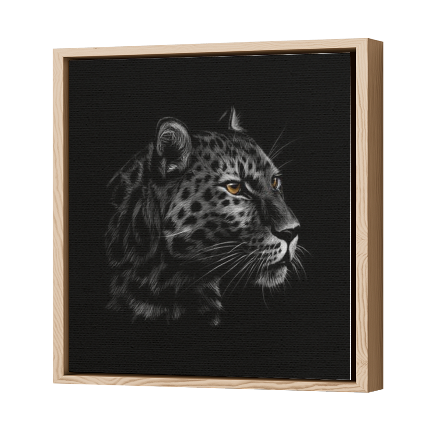 Thumbnail for Canvas - Wood Grain Floating Frame