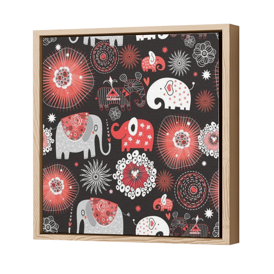 Thumbnail for Canvas - Wood Grain Floating Frame