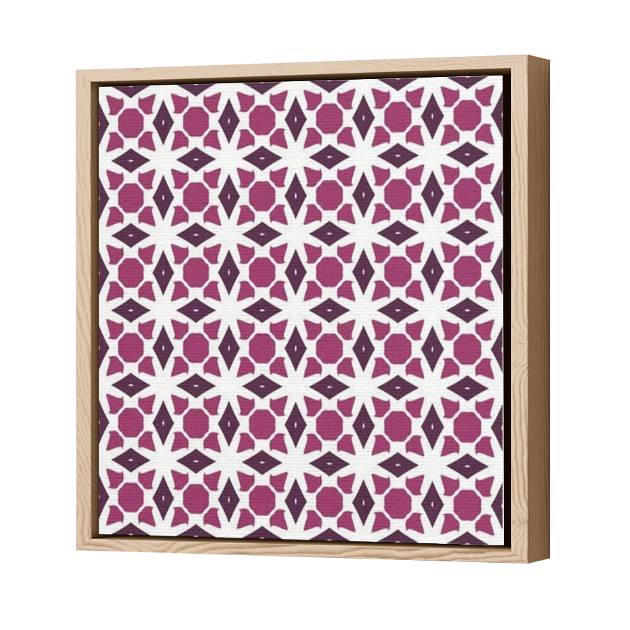 Thumbnail for Canvas - Wood Grain Floating Frame
