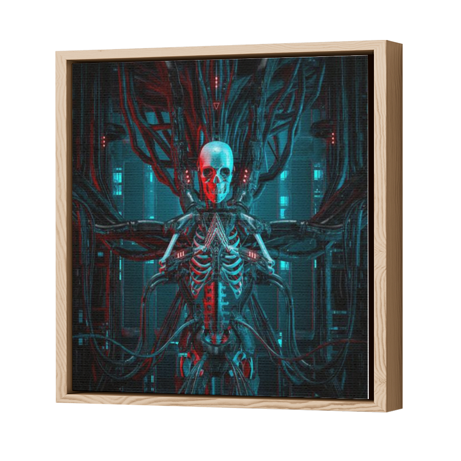 Thumbnail for Canvas - Wood Grain Floating Frame