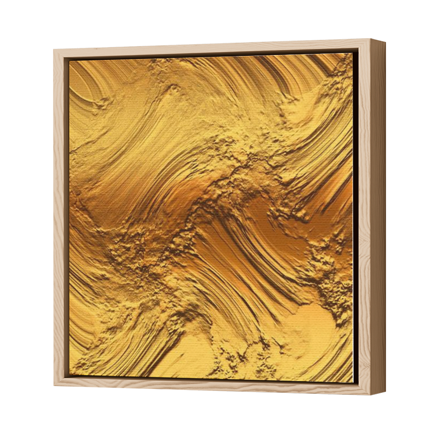 Thumbnail for Canvas - Wood Grain Floating Frame