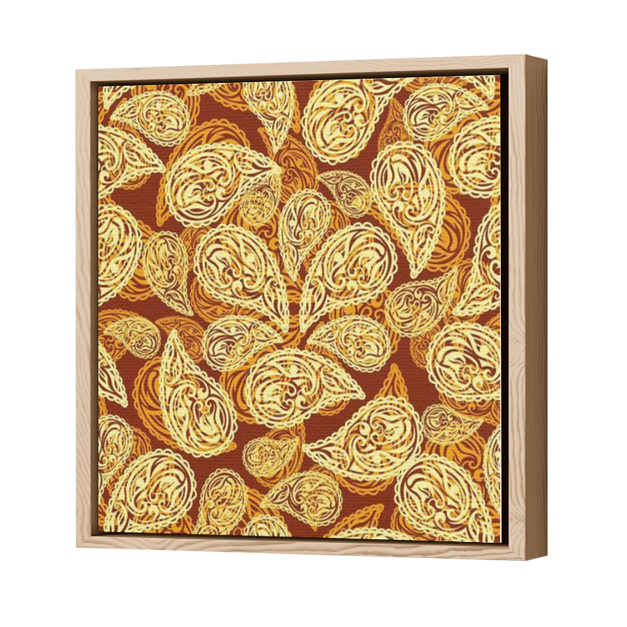 Thumbnail for Canvas - Wood Grain Floating Frame