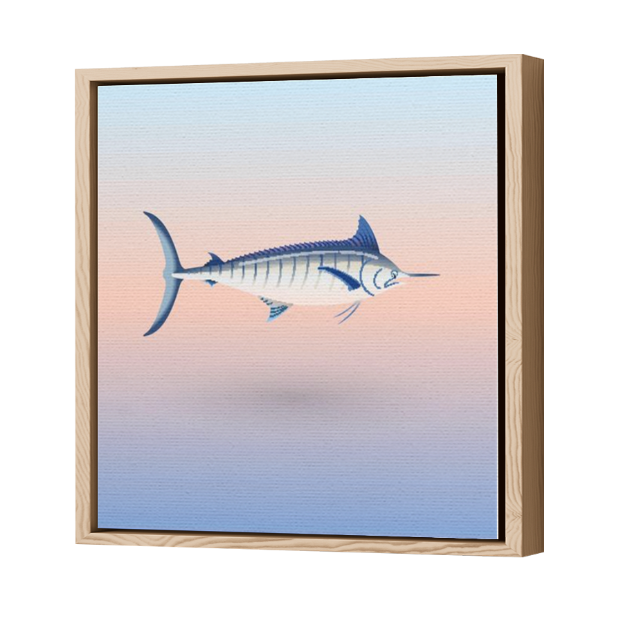 Thumbnail for Canvas - Wood Grain Floating Frame