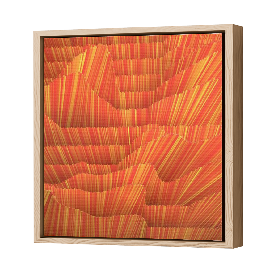 Thumbnail for Canvas - Wood Grain Floating Frame