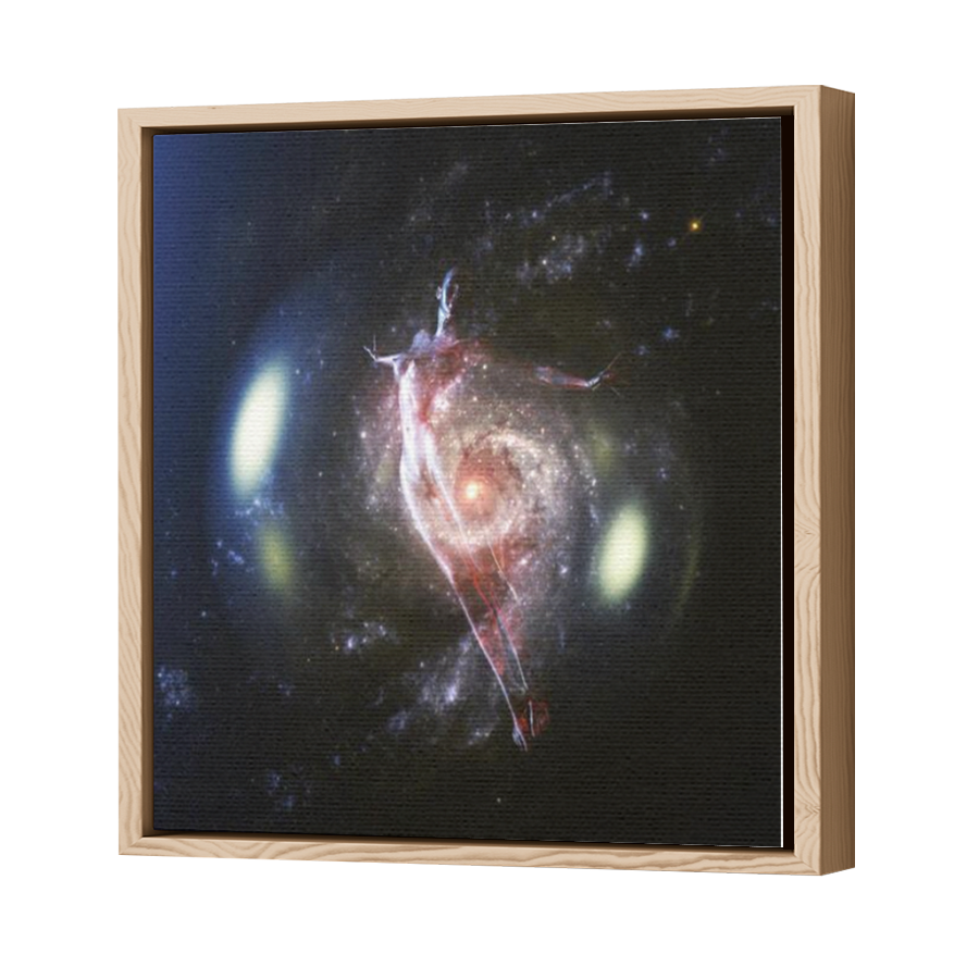 Thumbnail for Canvas - Wood Grain Floating Frame