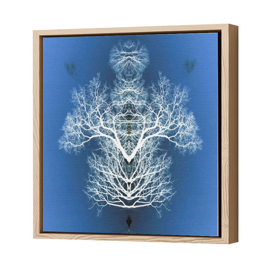 Thumbnail for Canvas - Wood Grain Floating Frame