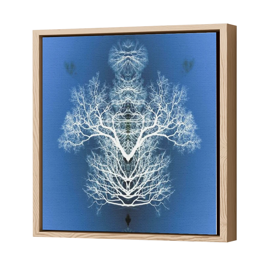Thumbnail for Canvas - Wood Grain Floating Frame