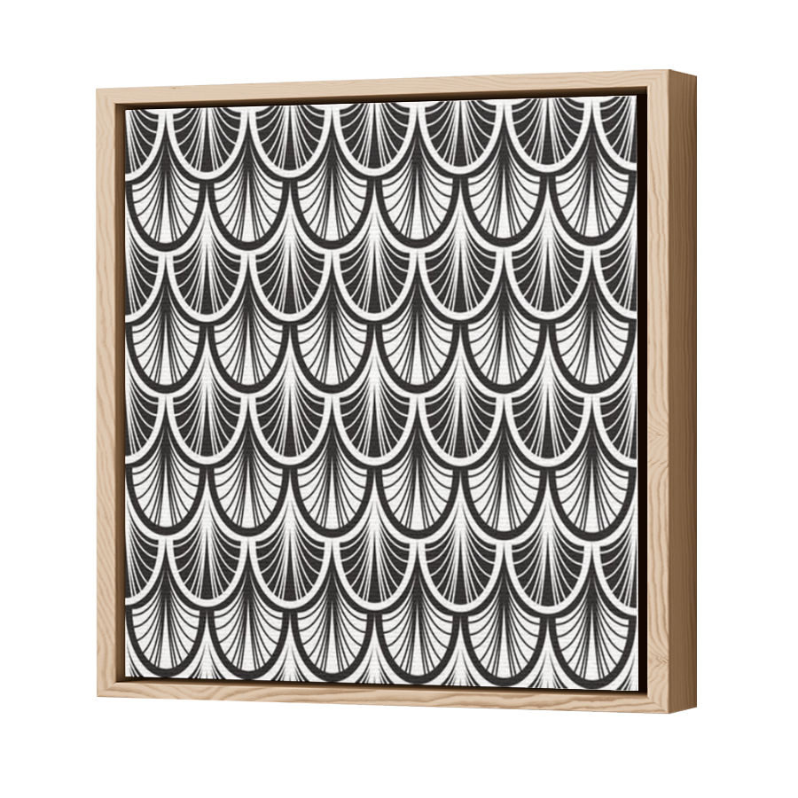 Thumbnail for Canvas - Wood Grain Floating Frame