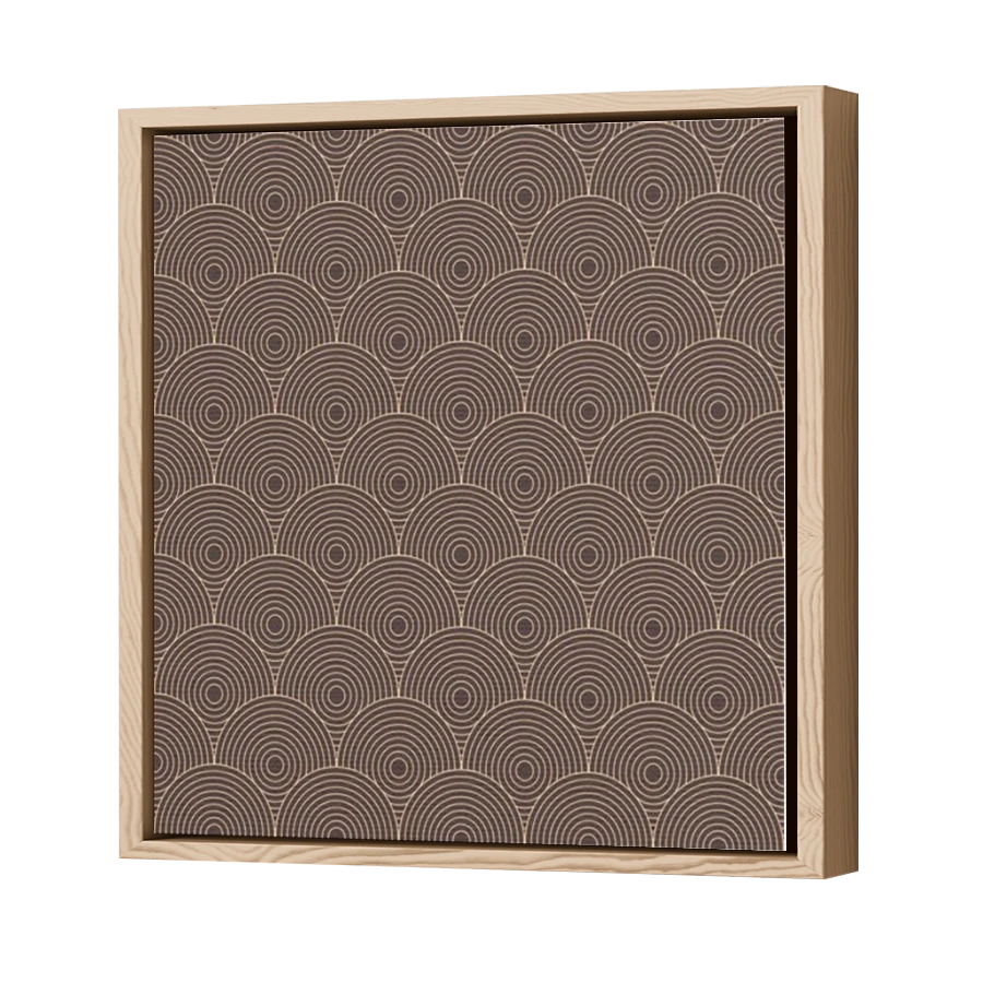 Thumbnail for Canvas - Wood Grain Floating Frame