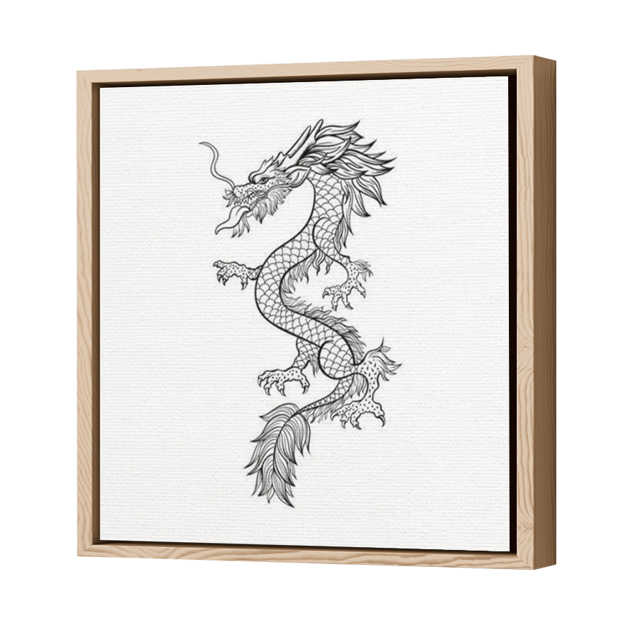 Thumbnail for Canvas - Wood Grain Floating Frame
