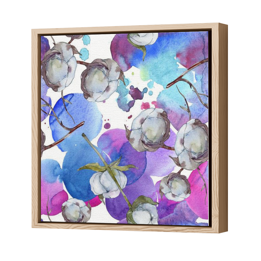 Thumbnail for Canvas - Wood Grain Floating Frame