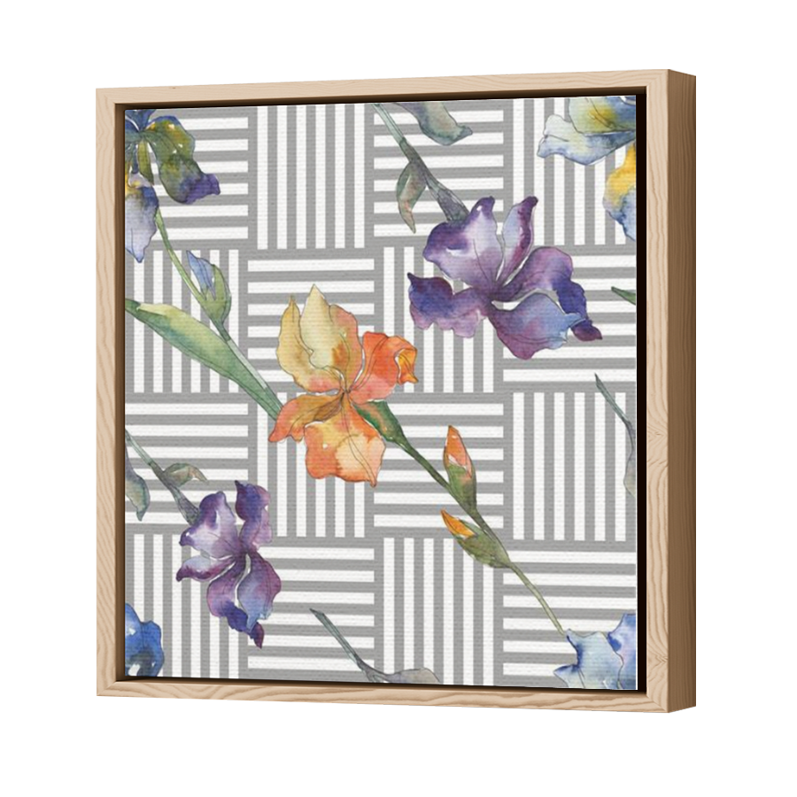 Thumbnail for Canvas - Wood Grain Floating Frame