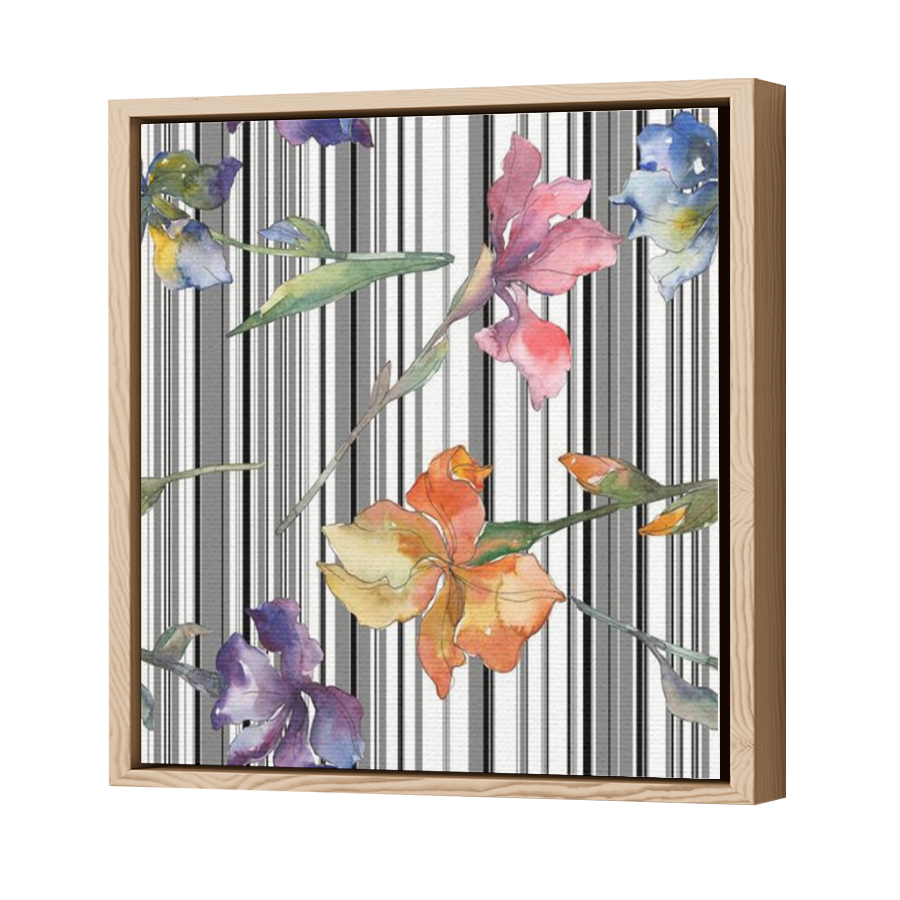 Thumbnail for Canvas - Wood Grain Floating Frame